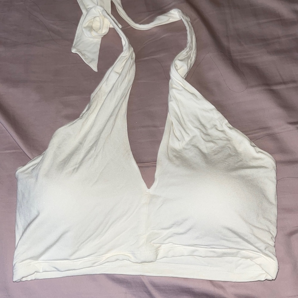 Tie halter top